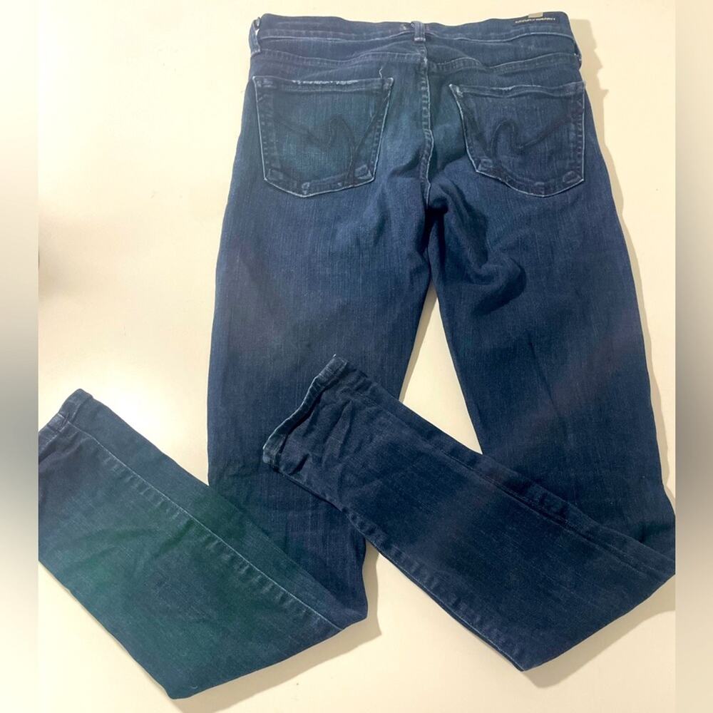 Citizens of Humanity Women’s Jeans Sz 28 CofH Distressed Dark Skinny Sz 6 - Picture 4 of 13